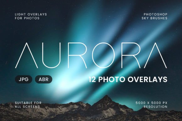 Download Aurora Borealis Overlays &amp; Brushes - Brushes Collection