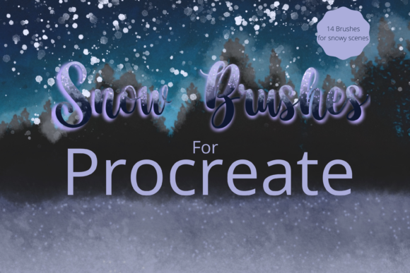 Download Snow Brushes for Procreate X 14 - Brushes Collection