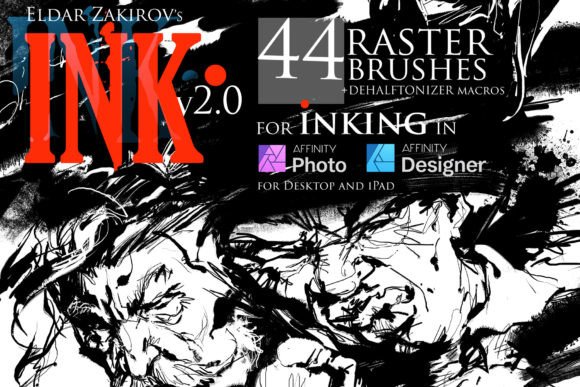 Download INK.&bull; 44 Affinity Photo Brushes&nbsp;updated to&nbsp;V2.0 - Brushes Collection