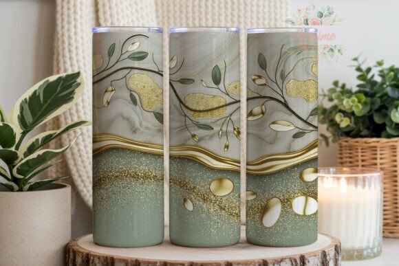 Download Elegant Marble Gold Glitter 20oz Tumbler - Elegant marble Collection