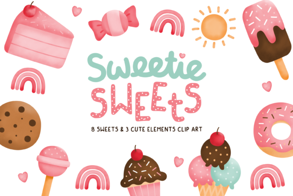 Download Sweetie Sweets Illustrations - Illustrations Collection
