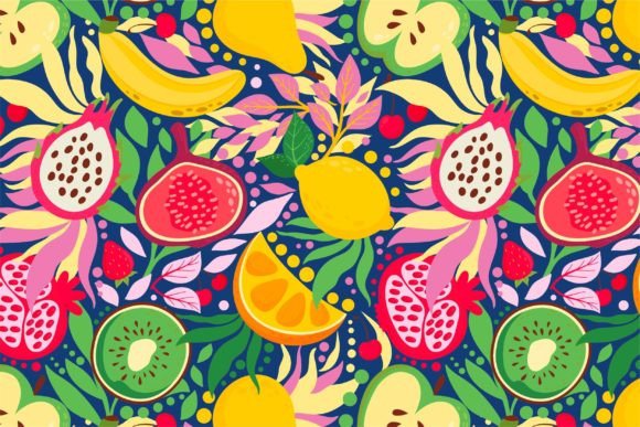 Download Fruit Seamless Pattern EPS, JPG - Premium Resources