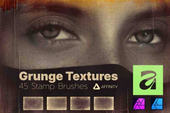 Download Affinity Brushes | Grunge Texture Stamps - Brushes Collection